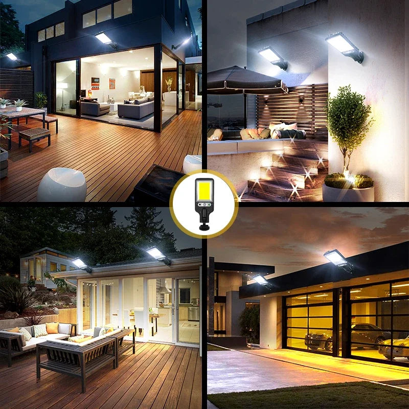 BrilloSolar™ Motion Sensor LED Lights – Waterproof, Solar-Powered & Weather-Resistant
