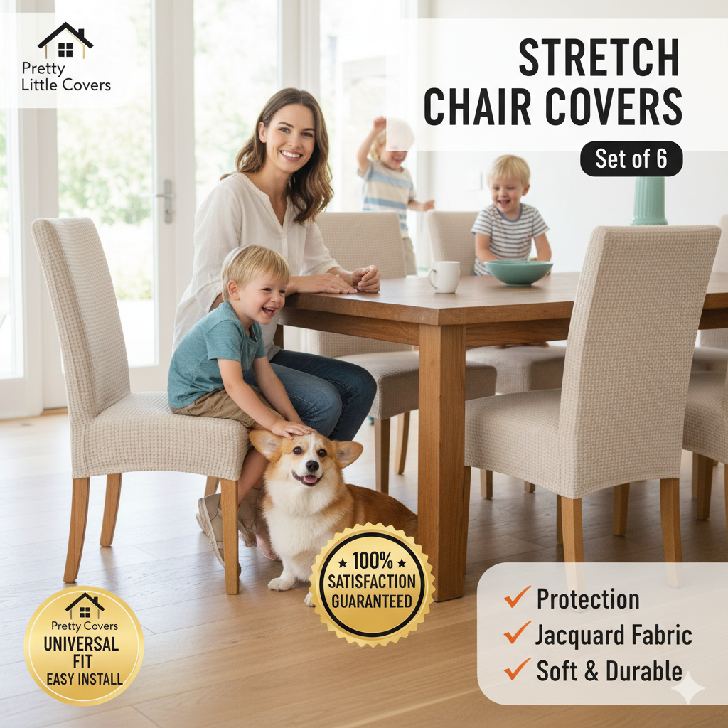 PrettyGuard™ Waterproof Stretch Chair Covers